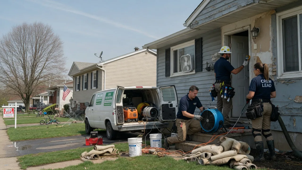 Flood Cleanup in Robertsville, OH near me