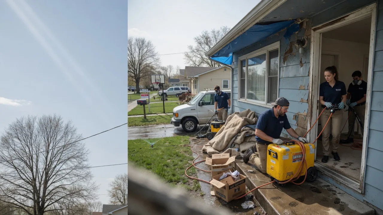 Basement Flood Cleanup in Robertsville, OH near me